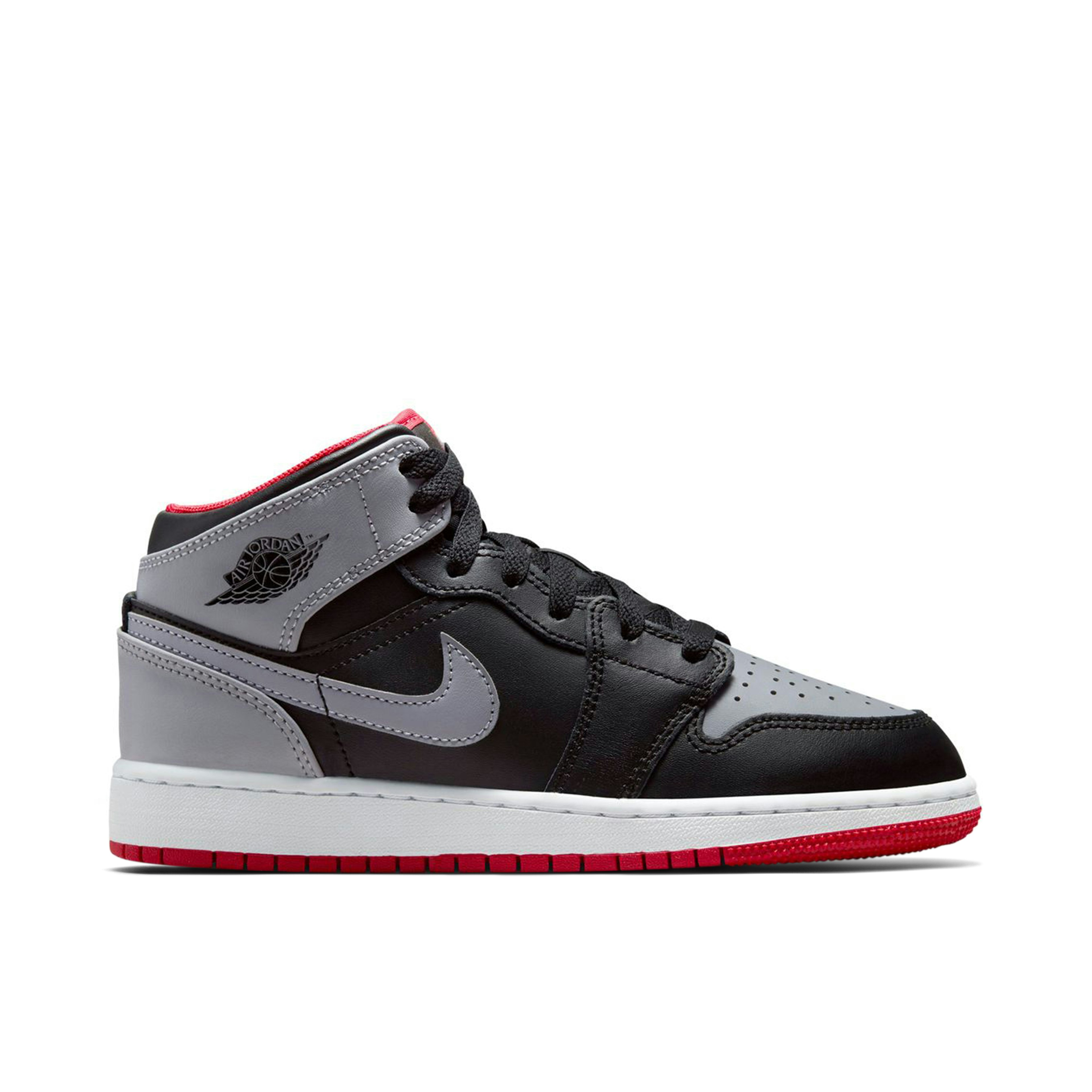 Air Jordan 1 Mid Bred Shadow GS