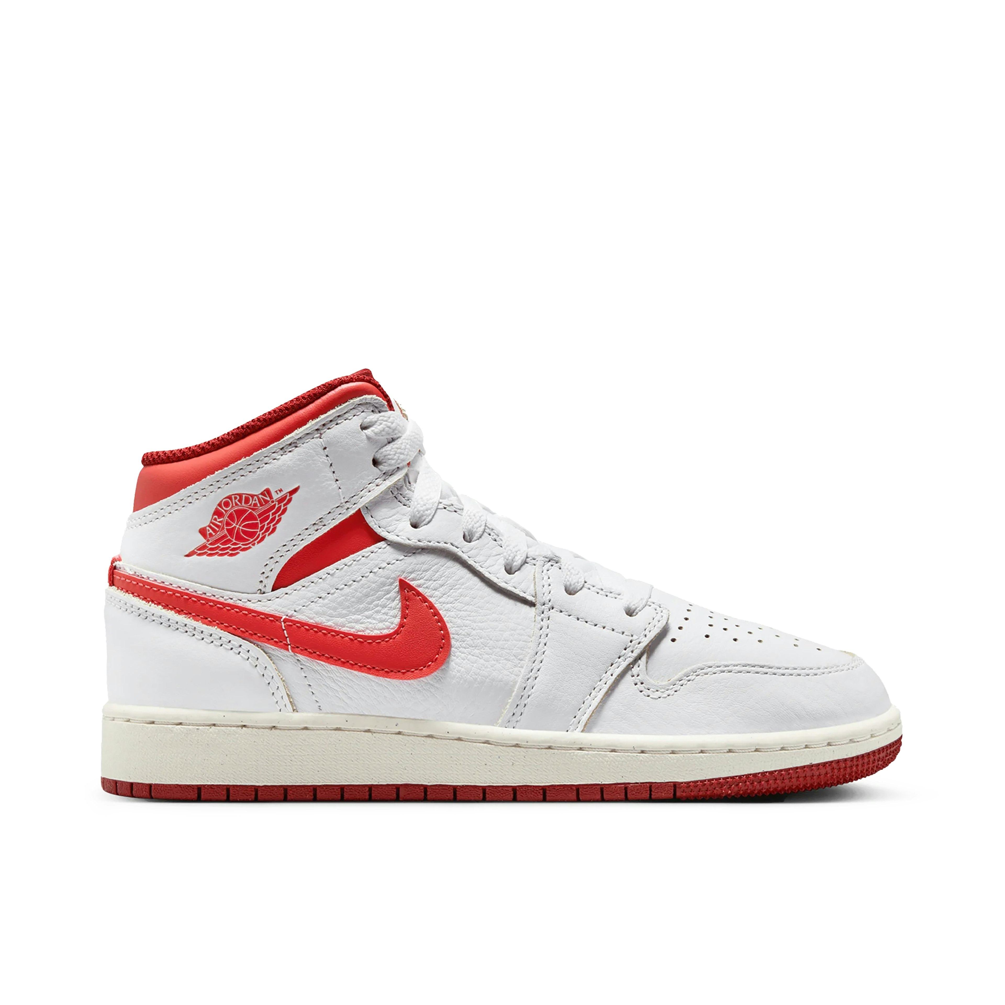 Air Jordan 1 Mid Dune Red GS
