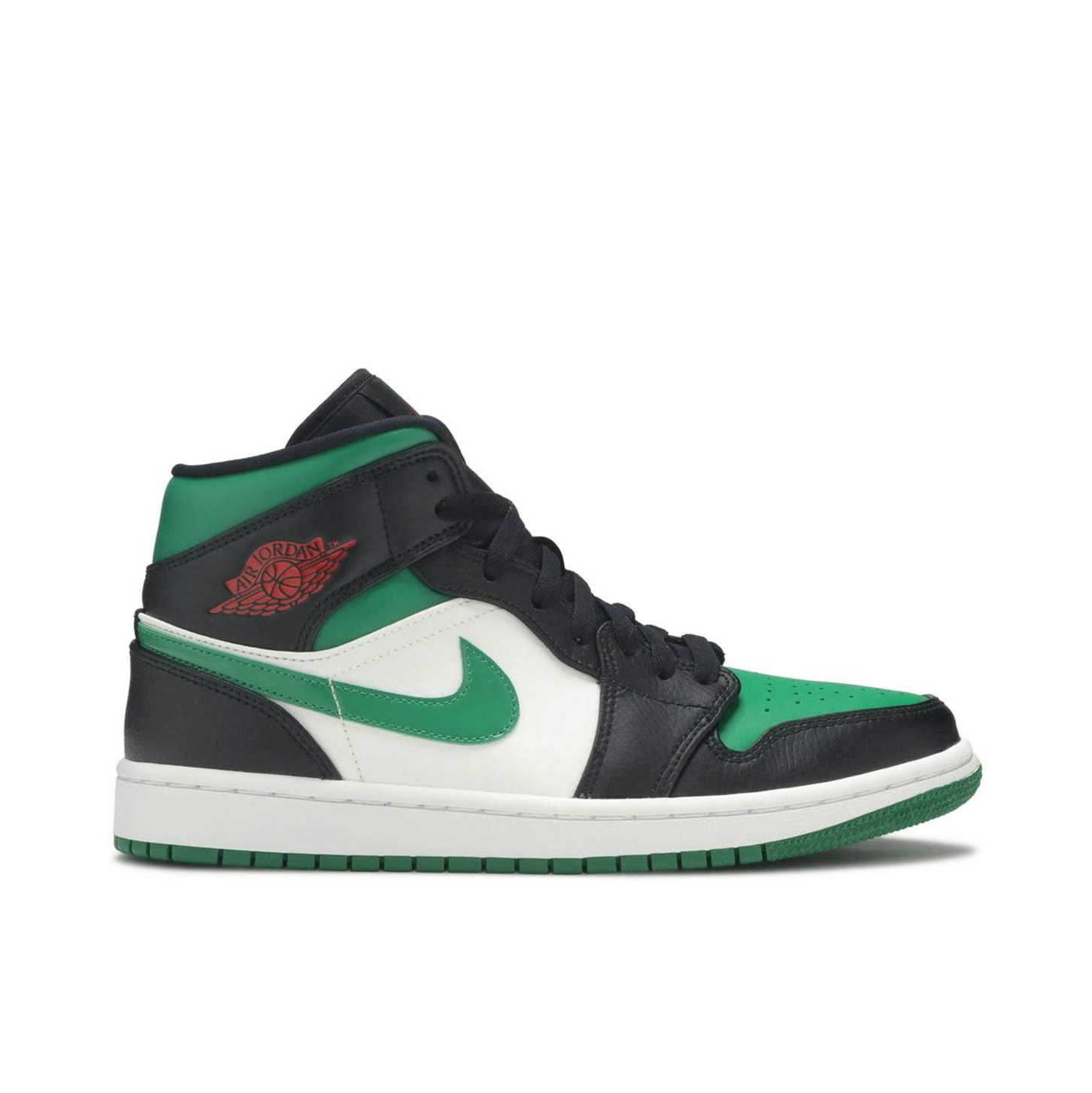 Air Jordan 1 Mid Green Toe