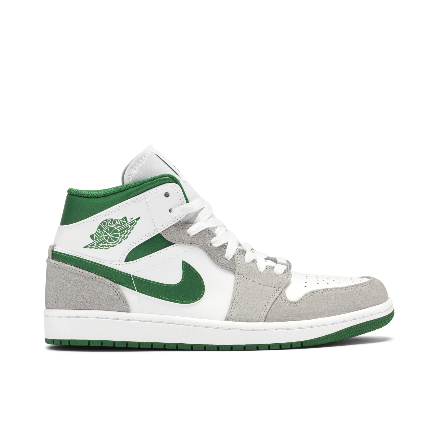 Air Jordan 1 Mid Grey Green