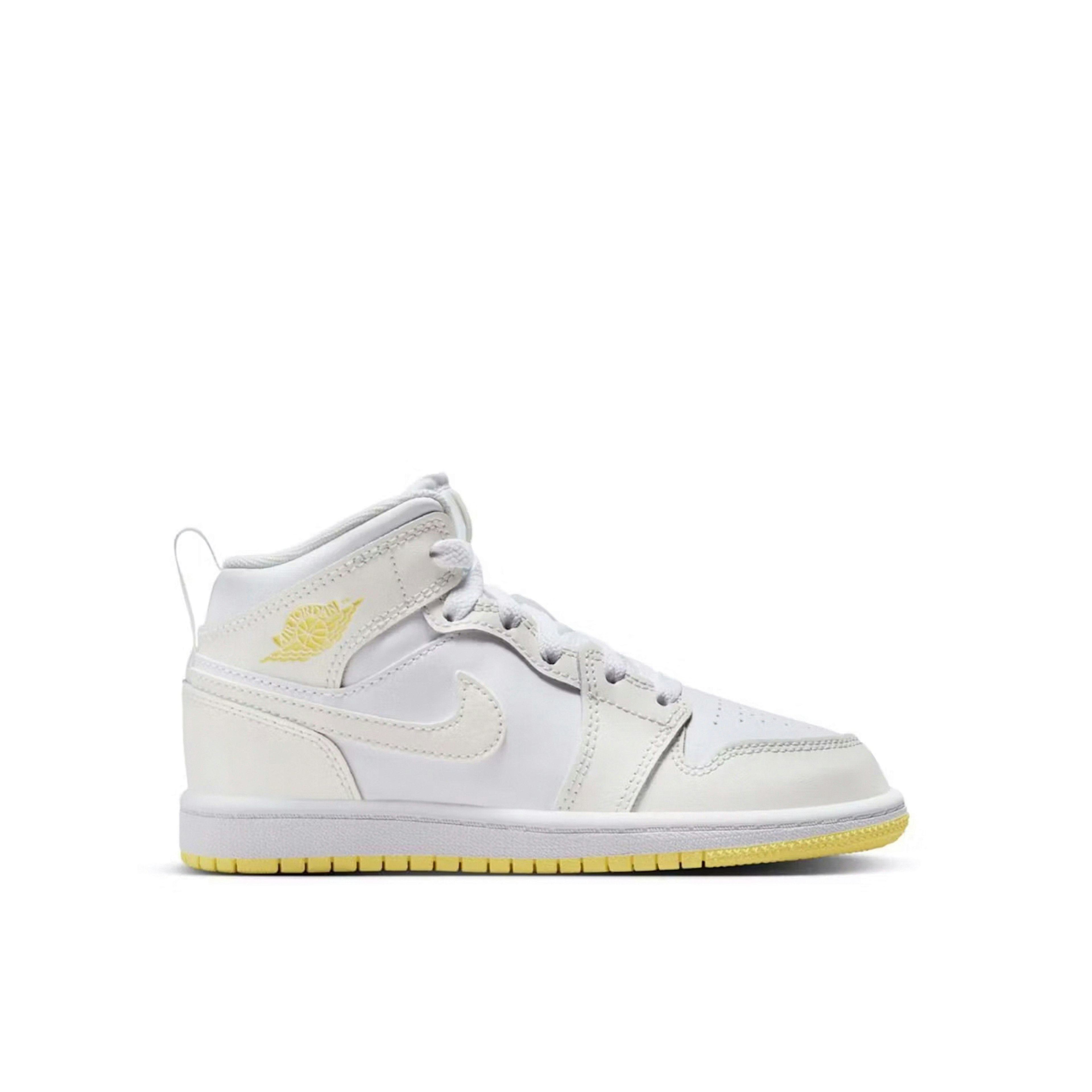 Air Jordan 1 Mid Sail Light Laser Orange PS